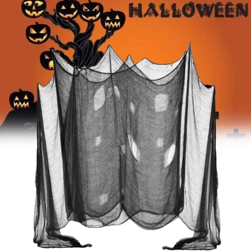 Spooky Halloween Haunted House Decor Gauze Multicolor 2x5m Hanging Props Fabric