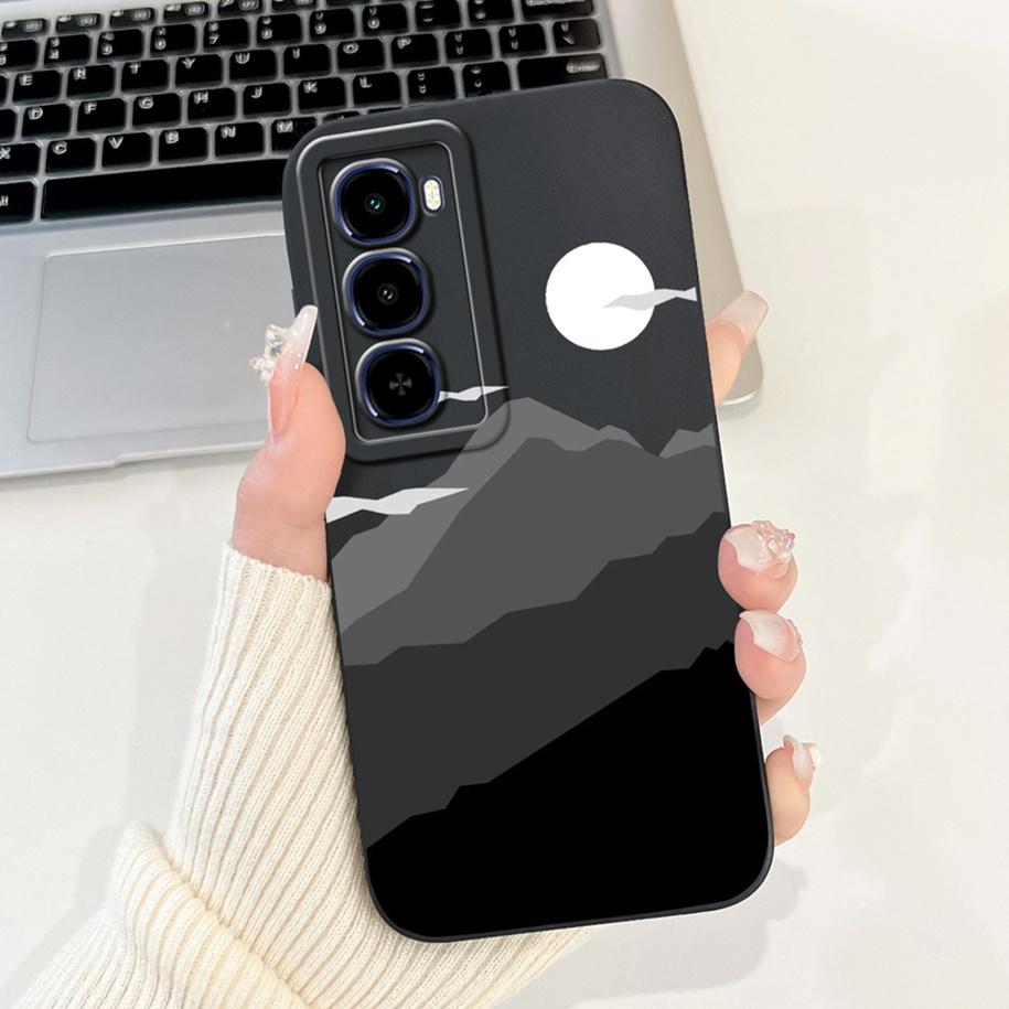 For Itel City 100 Case Luxury Sunset Marble Painted Soft Liquid Silicone Shockproof Cover For Itel City 100 2025 City100 4G Capa