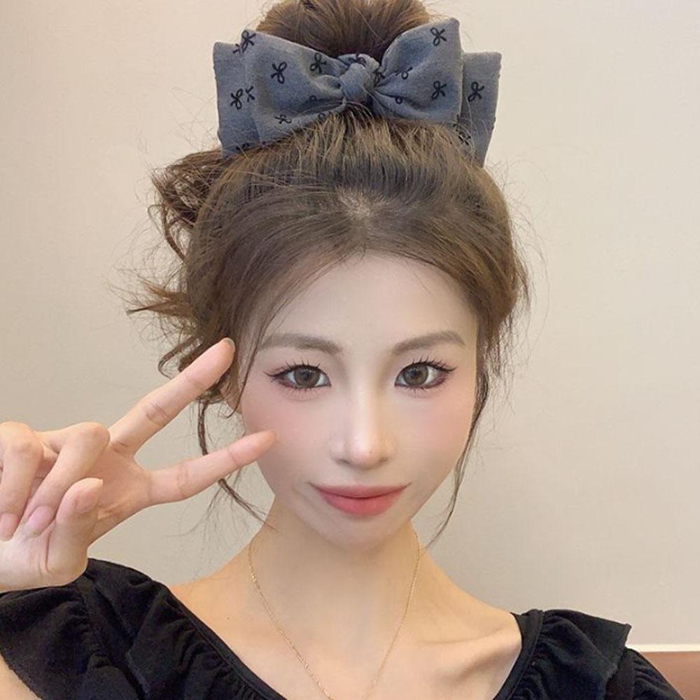 

Перламутровая серая ткань Акула клипса атласные серые веревки для волос смешные веревки для волос в виде толстой кишки для девочек