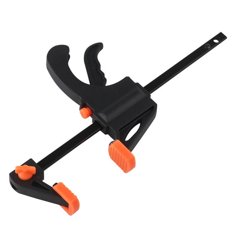 4" Adjustable Compression Woodworking F Clamp - Strong Wood Board Fixing Tool