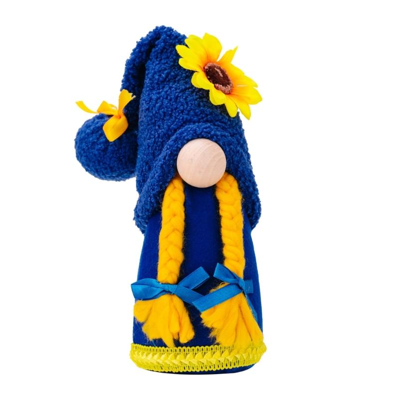 Sunflowers Gnomes Plushie Sunflowers Gnomes Swedish Tomte Scandinavians Figurins Spring Kitchen Tiered Tray Decors