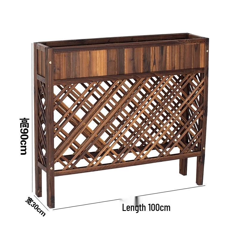 Anti-Corrosion Wood Flower Box & Garden Divider