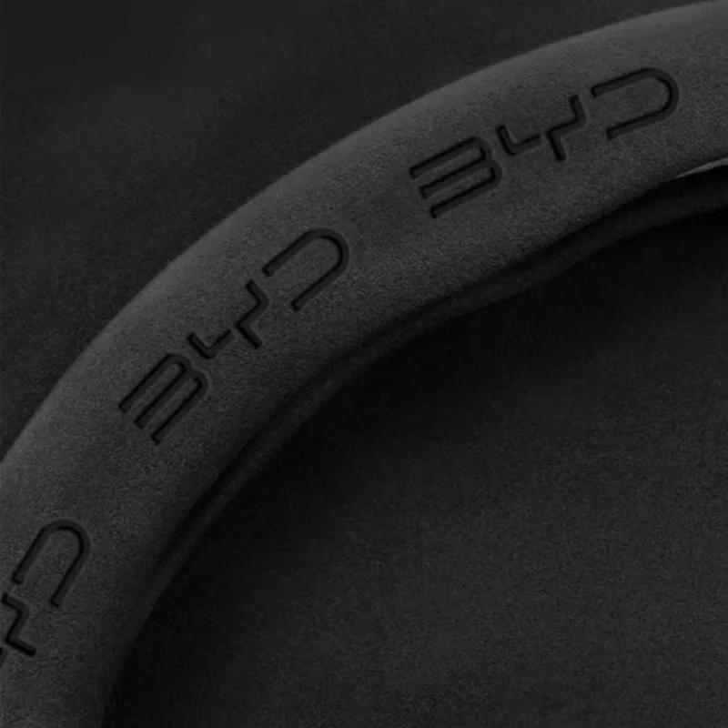 Leder-Autolenkradabdeckung geeignet für BYD Ato 3 Fafengtang F3 E6 Yuan Song Plus EV F0 Qinhan Dolphin S6