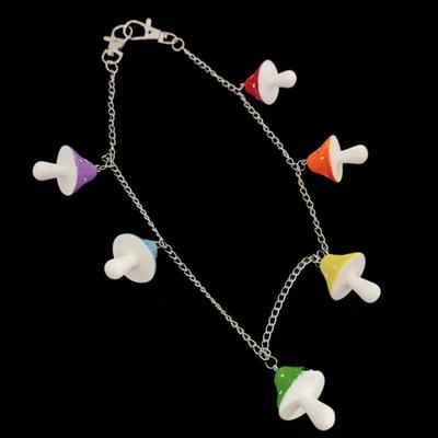 Taillenkette mit Pilz-Anhänger, Dekoration für Herren und Damen, verschleißfeste Hosenkette für den täglichen Gebrauch