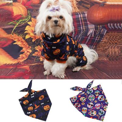 Haustier Schal Kreatives Muster Cosplay Verstellbar Halloween Kleiner Hund Sabberlatz Geschenk Haustier