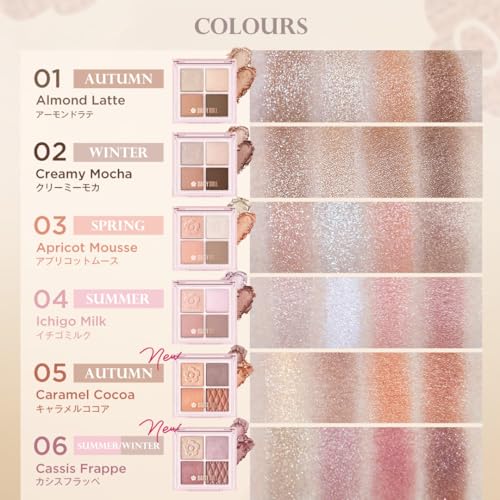 DAISY DOLL MARY QUANT Idraw Gölge 06 Cassis Frappe Zengin Renkli Göz Farı nemli doku bol şeffaflık gradyan efekti sedefli bitiş (06