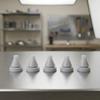 Ugelli di Ricambio per Soffione Doccia 100 Pezzi Silicone Adattamento Apertura 4mm Parti Doccia