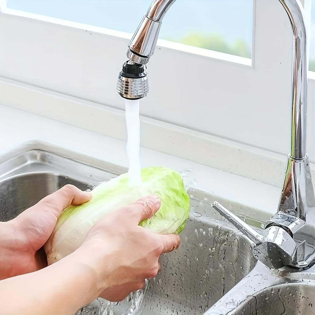 Prelungitor de robinet de înaltă presiune rotativ la 360° - 2 moduri, anti-stropire și etanș, accesoriu de bucătărie și baie care economisește apă pentru rulote și hoteluri