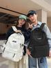 College Style Nylon Backpack With Feature For Students And Teens