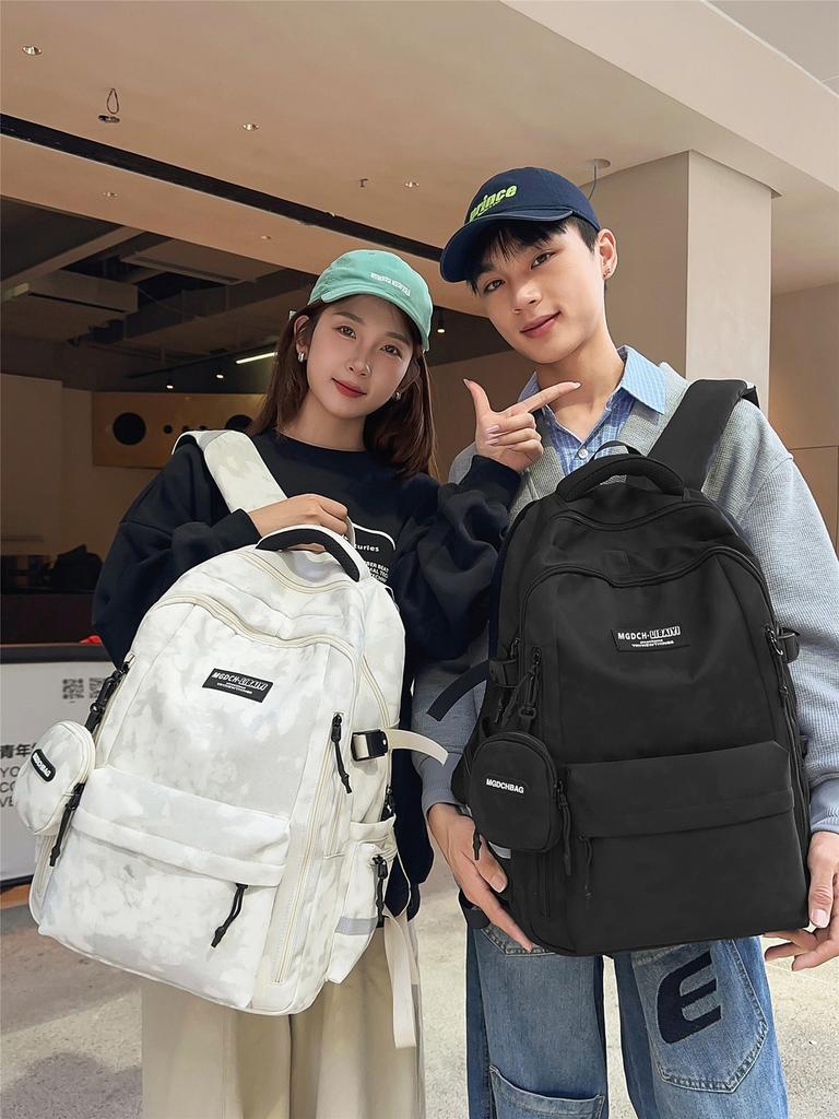 College Style Nylon Backpack With Feature For Students And Teens