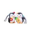 Cute Penguin Plush Keychain Cartoon Stuffed Animal Doll Keyring Backpack Pendant Bag Hanging Decoration Birthday Gifts