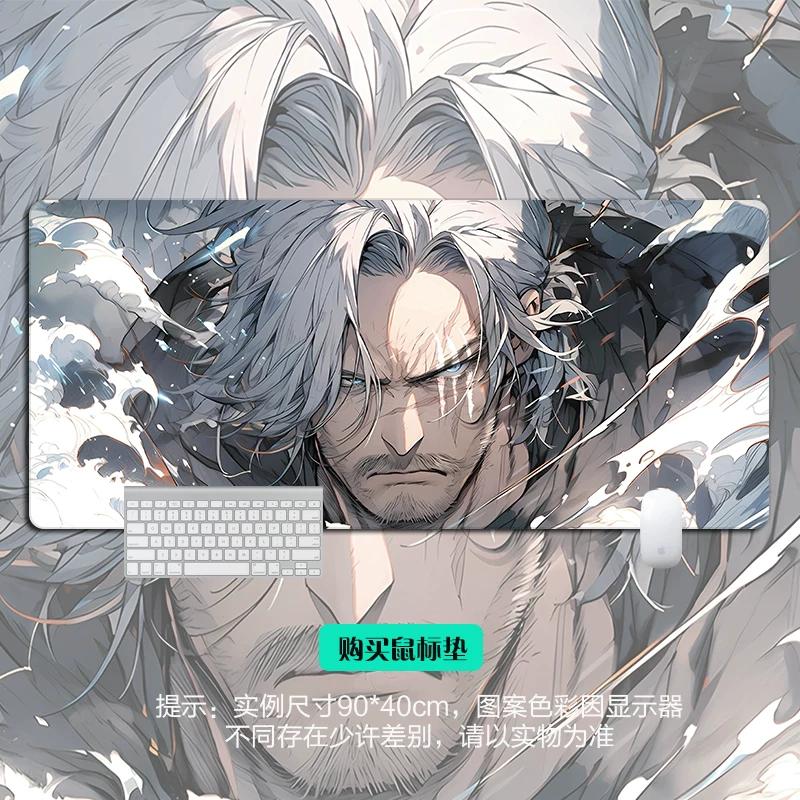 Shounen Anime ONE PIECE Leather Mouse Pad Oversized Anime E-sports Game Table Mat Notebook Keyboard Non-slip Waterproof Mouse Pad Office Desktop Pad