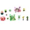 Fake Flower 3D Printing Film Small Lily Bonsai Creative Artificial Flower Interior Decoration Decoration Factory Simulation Pot