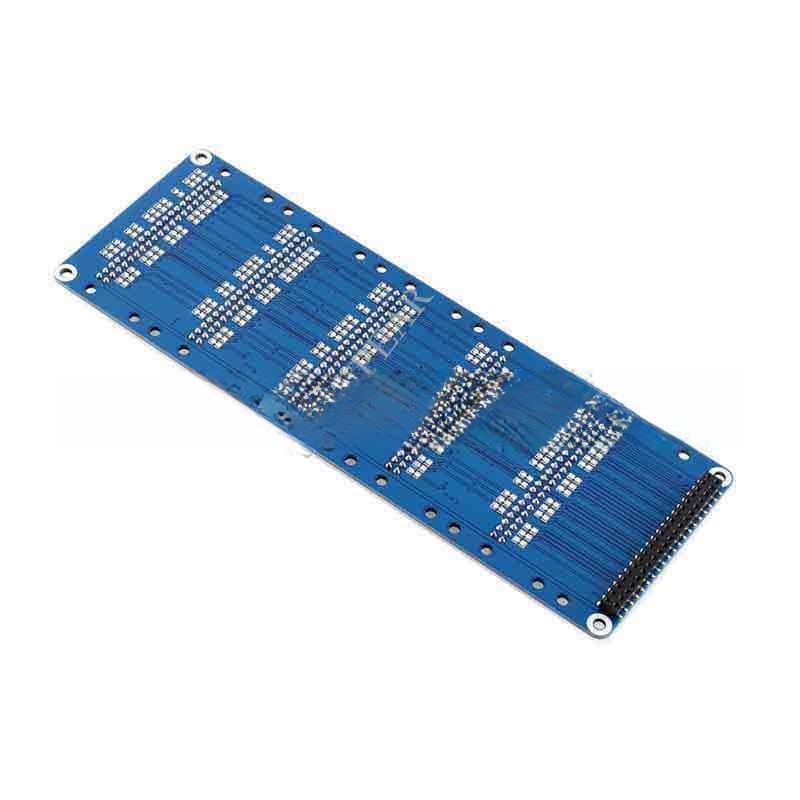 Raspberry Pi Expansion Board: Direct Plugin Interface, 5x 2×20 Pin Headers, USB External Power Support.