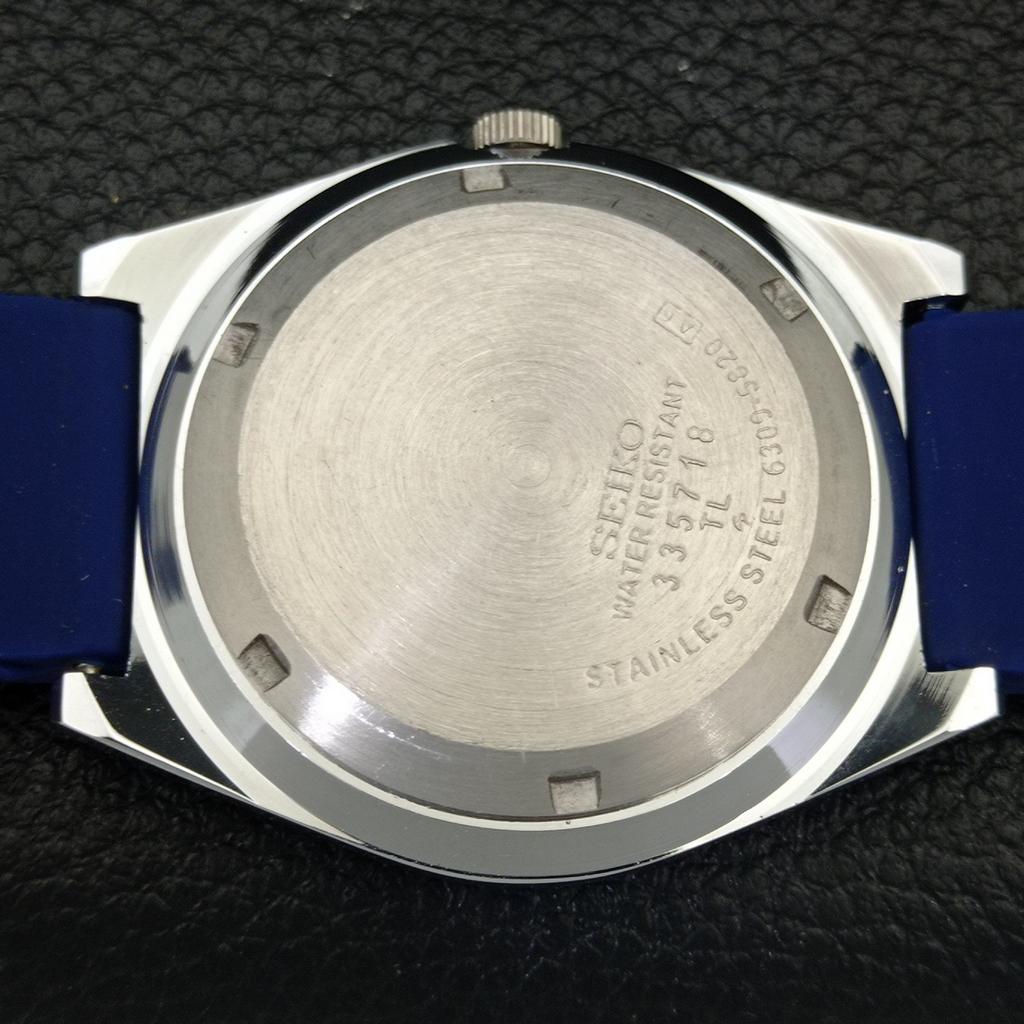 YENİLENMİŞ VINTAGE SEIKO 5 OTOMATİK JAPON ERKEK MAVİ KADRAN SAAT a434690-2