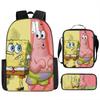 Spongebob Squarepants Children'S School Bag Male And Female Students Backpack Kindergarten Cute Cartoon Backpack Pencil Bag