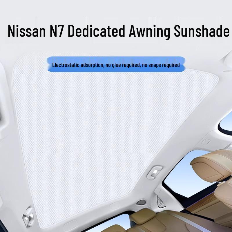

Nissan N7 Silicone Suction Sunroof Sunshade Gray-White Silicone