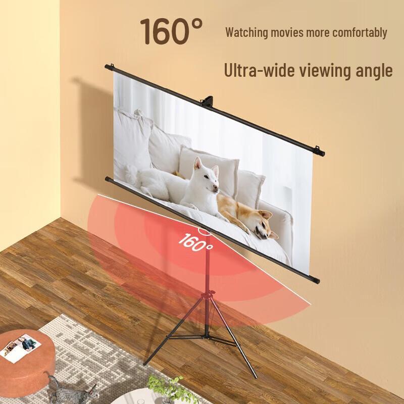 Deli Portable Projector Screen with Stand