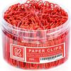 Colorful Large Paperclips & Binder Clips: Nickel-Plated Silver Office Stationery for Bookmarks and Test Papers.