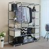 Multi-Layer 10-Grid Portable Non-Woven Fabric Wardrobe