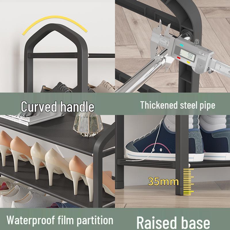 Kompaktes Mehrschichtiges Schuhregal - Platzsparende Aufbewahrungslösung für Wohnheime