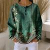Women's Casual Shirts Long Sleeve Tops Button Up V Neck Loose Knit Fall Favorites For Women