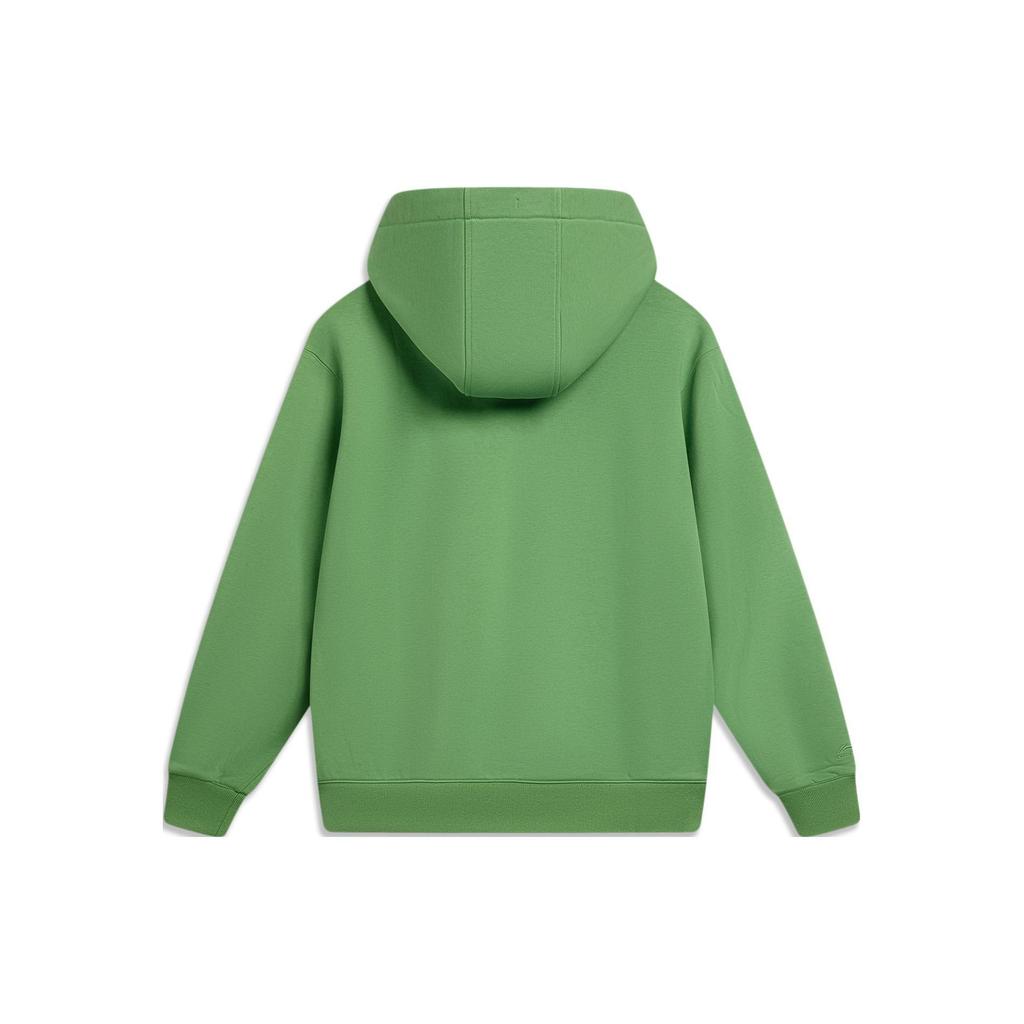 Li Ning Sports Lifestyle Series Solid Color Hooded Pullover Sweatshirt Men Sweatshirt Bishan AWDU031-2