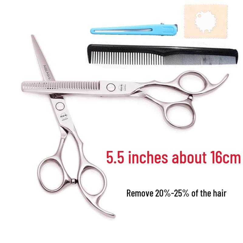 Professional Japanese Steel Hairdressing Scissors & Thinning Shears Set for Seamless Cuts & Bang Trimming