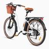 Electric Bike DYU C6 Pro 26" 250W Motor 15.6AH Max Range 80Km Load 120Kg White