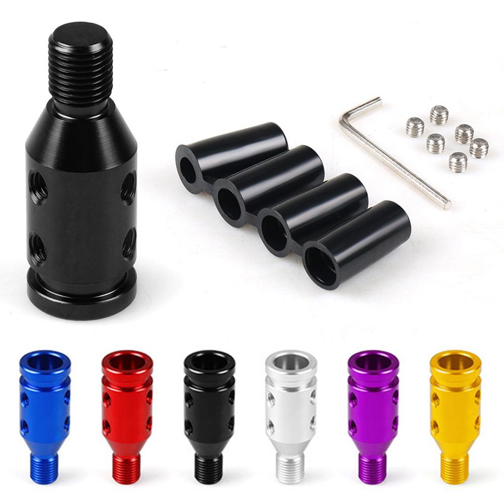 Universal Car Manual Gear Shift Knob Adapter Aluminum Alloy for M12x1.25 Thread for BMW Honda Shift Knob