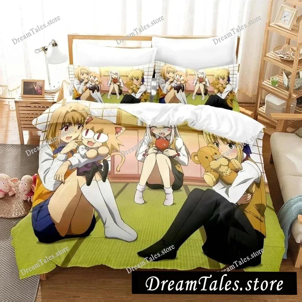 3D Anime Bed Sheet Set Carnival Phantasm Bedding Set Single Twin Full Queen King Size Bed Set Adult Kid Bedroom Duvet Cover Sets