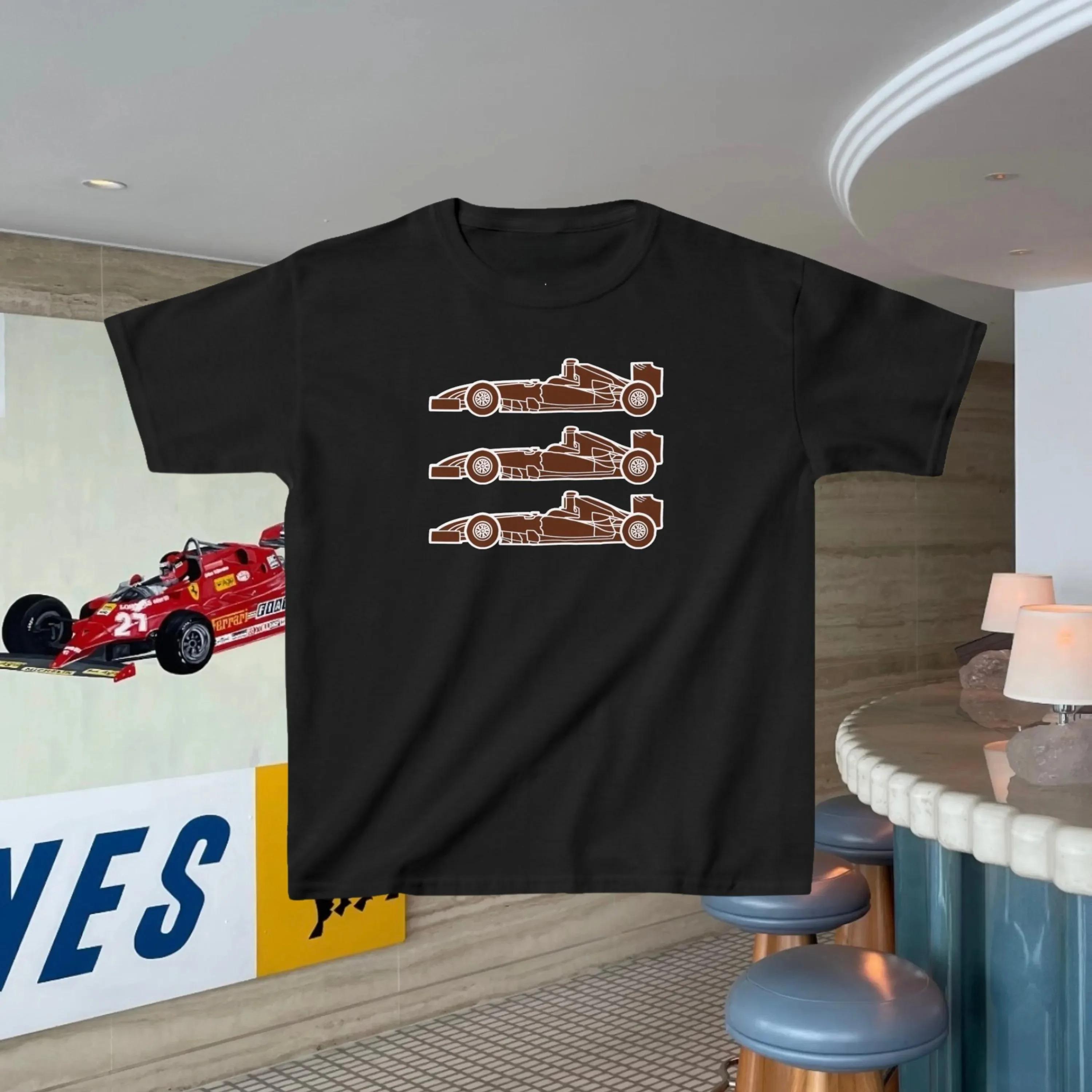 

2026 F1 Racing Model Футболка з графічним принтом для чоловіків і жінок Бавовняний літній одяг Модна спортивна футболка з коротким рукавом XXL