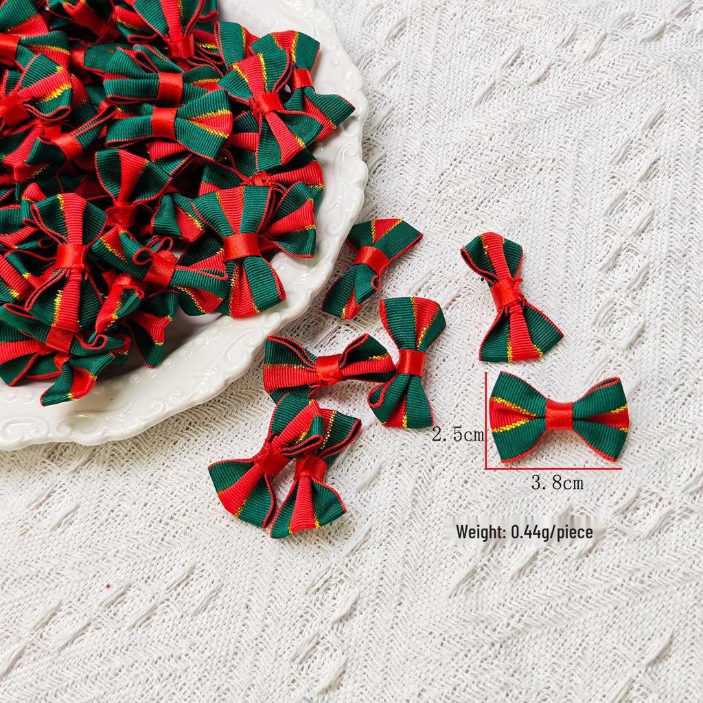 Christmas Bowknot Flower Hair Clip & DIY Gift Box Decoration