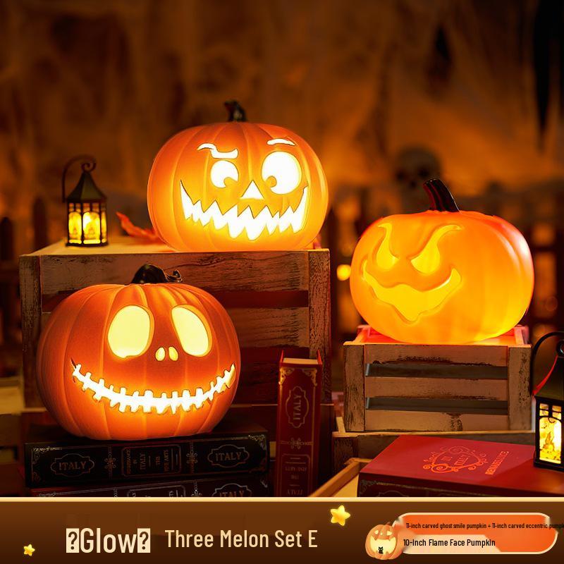 Large Luminous Pumpkin Lantern for Halloween Outdoor Theme Decorations