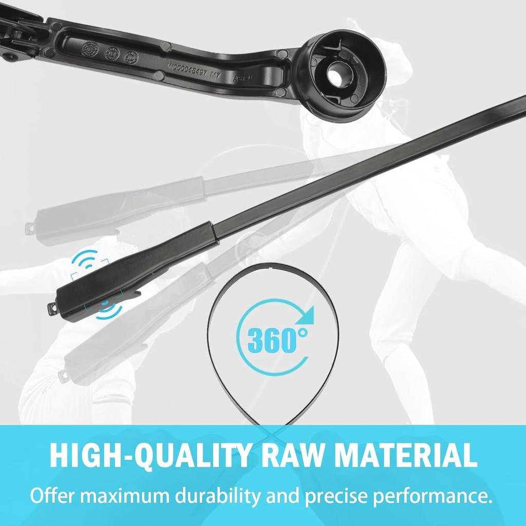 43513 Front Driver Side Windshield Wiper Arm Compatible with For-d Escape 2013-2019 Replace CJ5Z17527A CJ5Z17527B