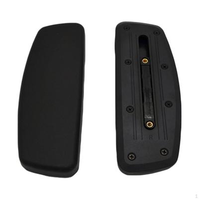 Coussinets pour accoudoirs de chaise de bureau ergonomique | Surface en TPU SoftTouch, Construction robuste, Glissant