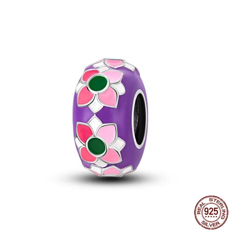 Fashion 925 Silver Colorful Butterfly Dragonfly Hummingbird Spring Series Charms Beads Fit 925 diy Bracelet Jewelry