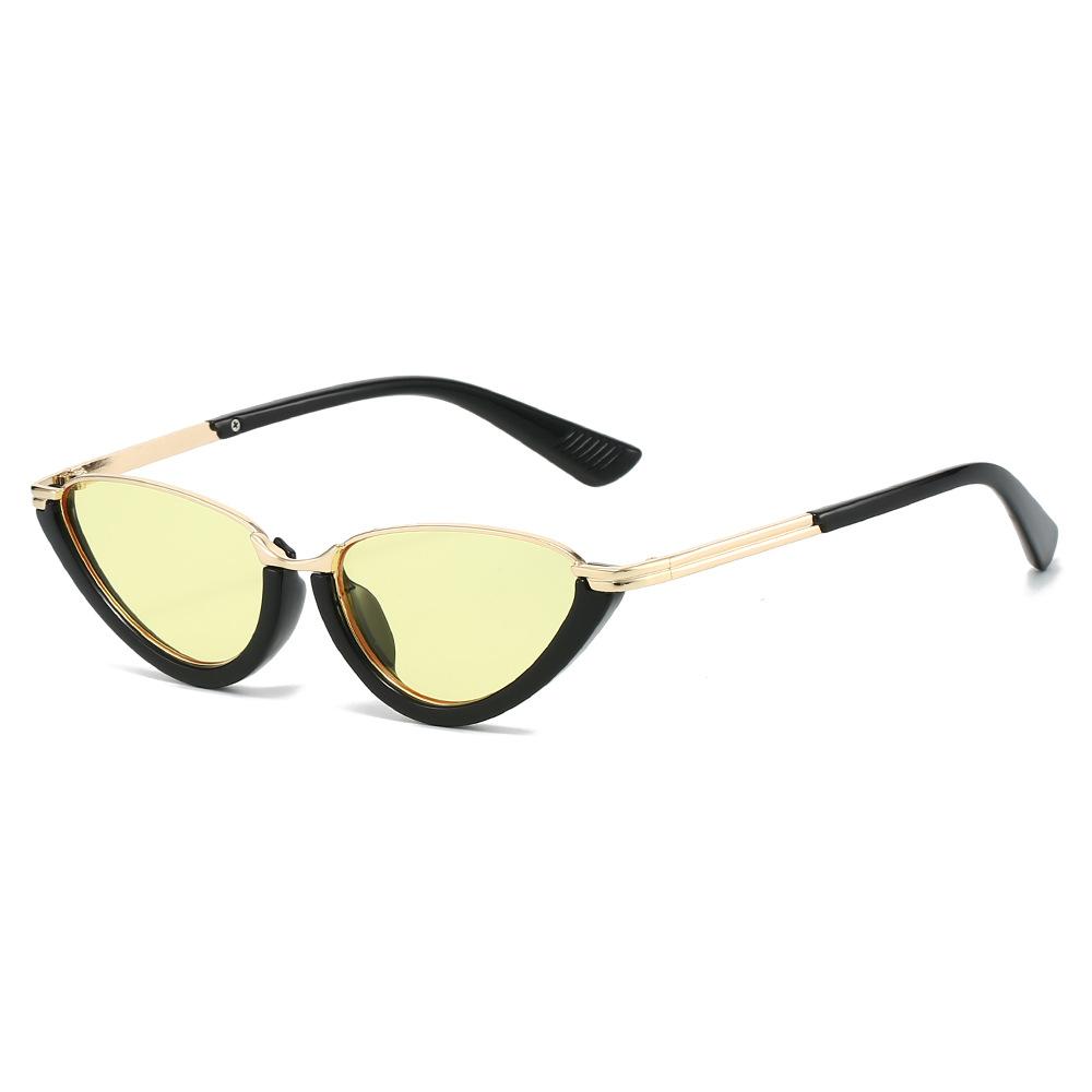 Metal Cat Eye Sunglasses Women For Men Vintage Sun Glasses Steampunk Popular Outdoor Driving Luxury Brand Design Eyeglasses