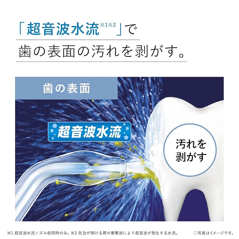 panasonic oral irrigator jet washer dolts ultrasonic water flow waterproof portable model white EW-DJ42-W