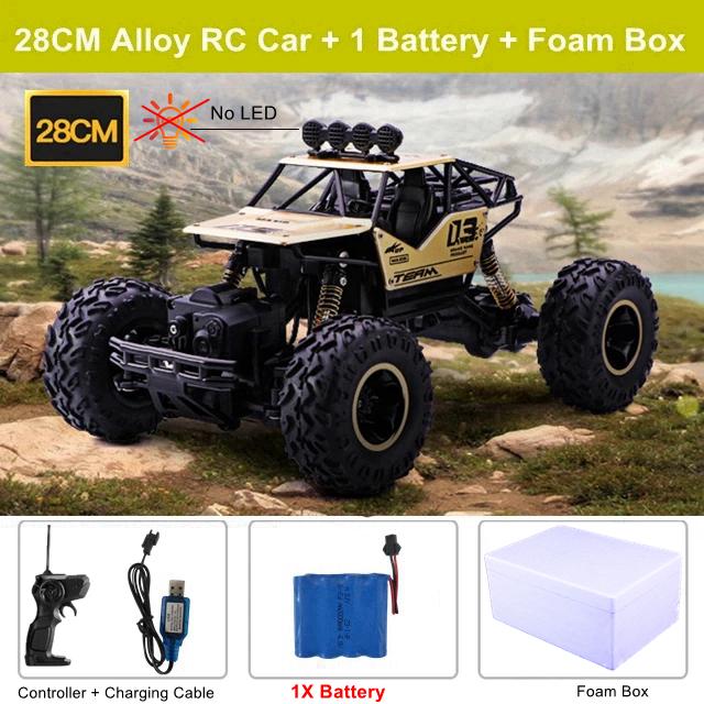 Remote Control Off Road Rc Car Radio Climbing Super Alloy Truck Buggy 4x4 Rtr Vehicle Electric Toy For Children Kid Gift