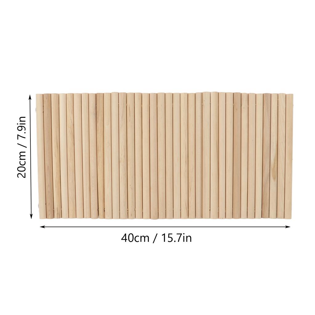 Wooden Hamster Bridge Flexible Wood Hideout for Guinea Pigs Ferrets Hedgehogs Chinchillas Rabbits Small Animals