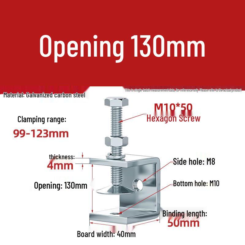 304 Tiger Clip U-Shaped Woodworking G-Clamp