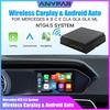 Wireless Carplay Decoder For Mercedes Benz A B C E CLA GLA GLK ML Sprinter NTG4.5 Becker Module Android Car Navigation