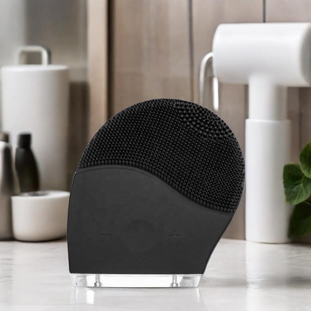 Electric Sonic Deep Cleansing Skin Care Waterproof Face Scrub Brush Silicon Face Brush Facial Face Cleaning Brush Usb Recharge красный