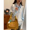 New Canvas Bag Sweet Soft Girl Shopping Handbag Trend Niche Design Women's Shoulder Bag