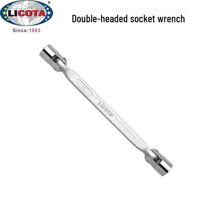 LICOTA Double Swivel Head 12-Point Socket Wrench (6-27mm) 6-7mm