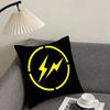 Lightning F-Fragment Designs Cushion Cover Pillowcase Ultra Soft Skin Friendly Fabric Cloud Like Comfort & Concealed Zipper