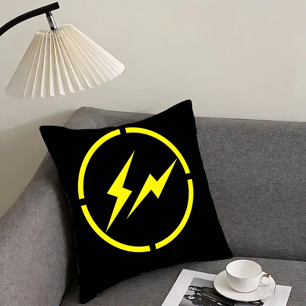 

Lightning FFragment DesignS Cushion Cover Pillowcase Ultra Soft Skin Friendly Fabric Cloud Like Comfort Concealed Zipper 30x30cm