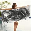 Japanese Samurai Beach Towel Quick-drying Small To Large Towel Suitable for Beach Yoga Gym Pool Camping Summer Gift for Friends