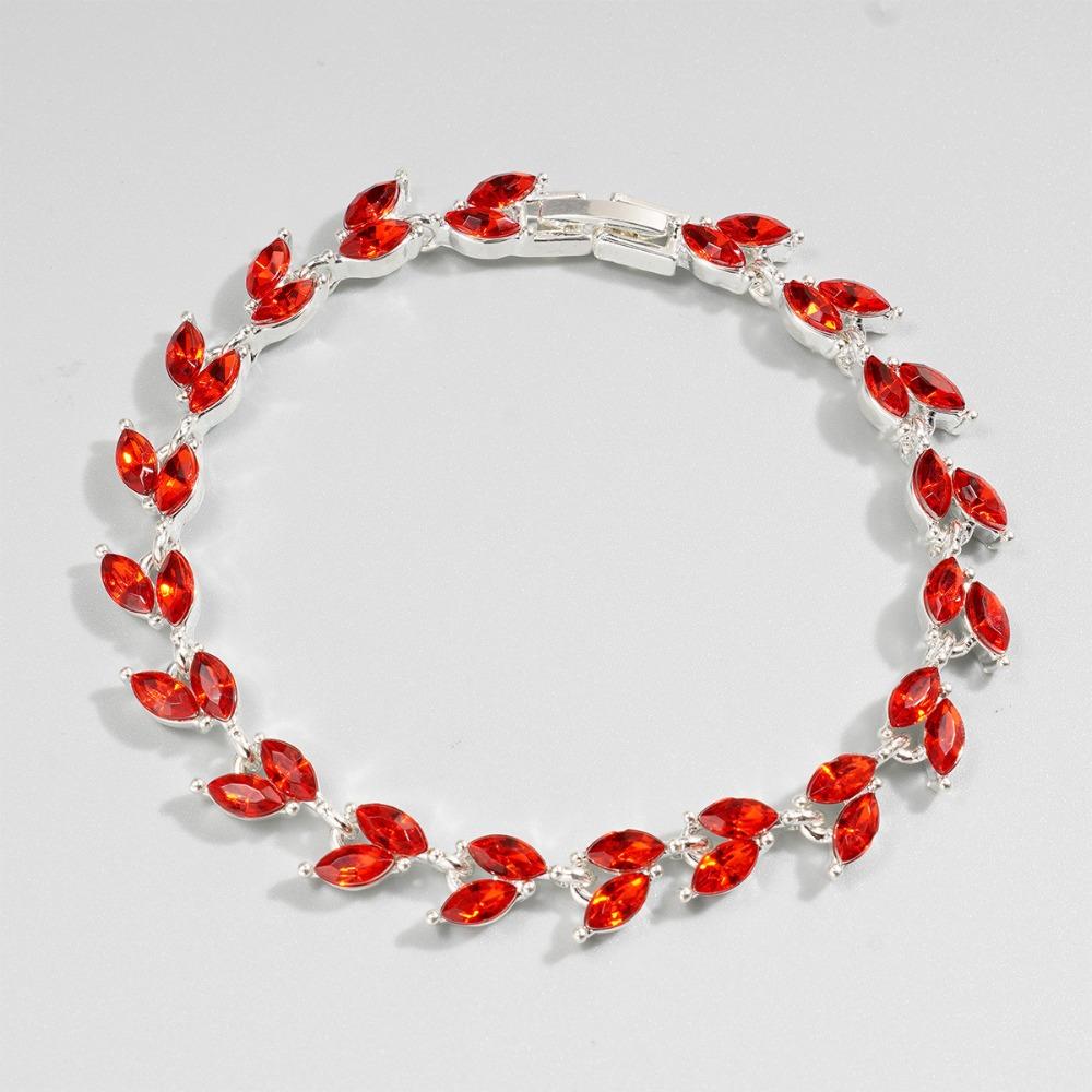 Adjustable Women Bracelet Colored Zircon Hand Jewelry Unique Chain Bracelet  Women